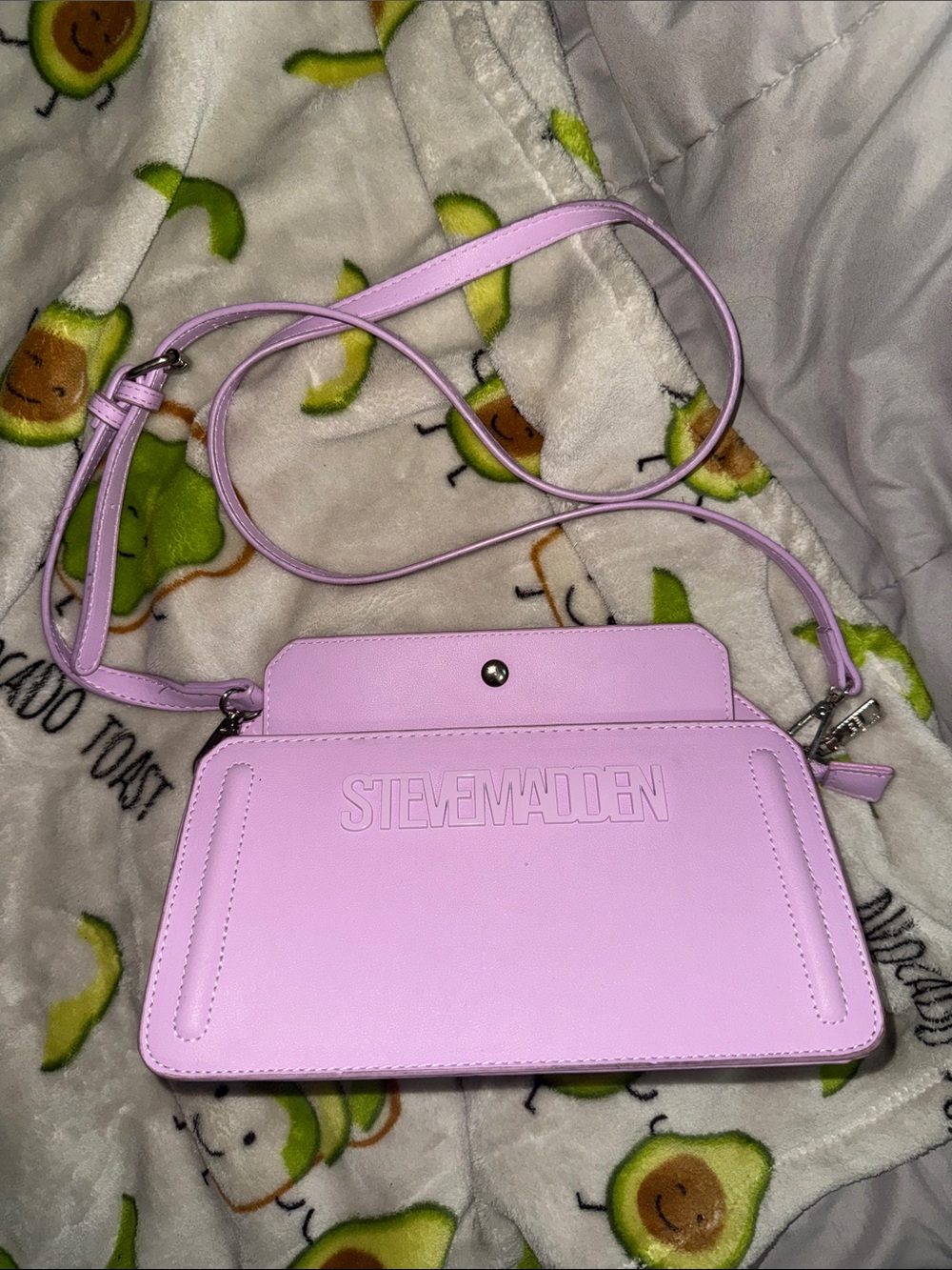 Steve Madden Lilac Pink Crossbody Bag